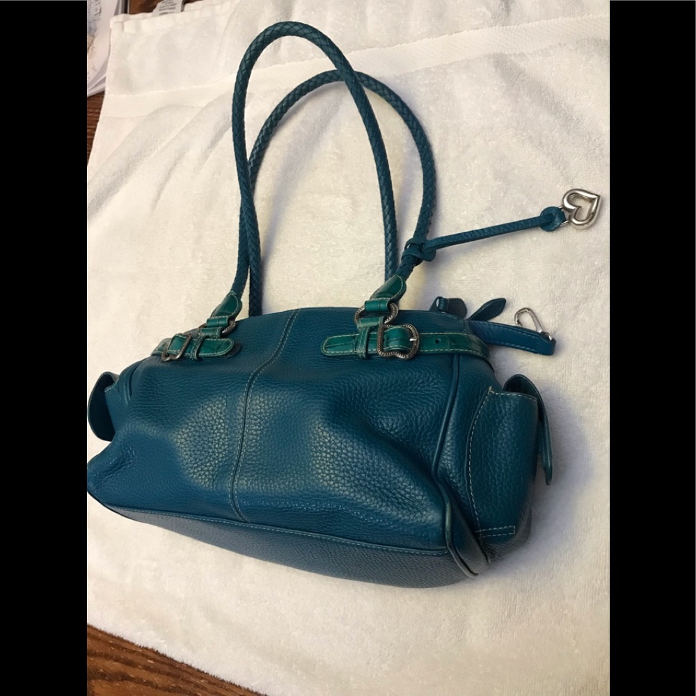 Brighton purse blue leather